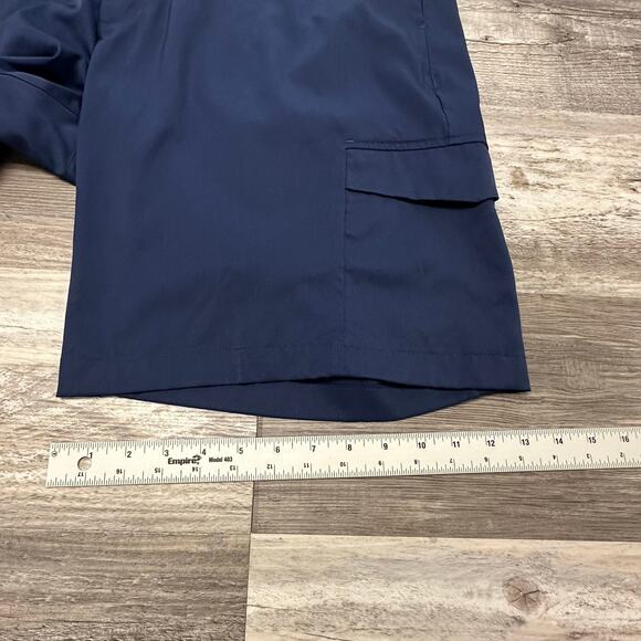 Nike Golf Dri Fit Shorts Navy Blue Mens 42 Stretch Chino Performance Cargo Golf - Picture 9 of 10